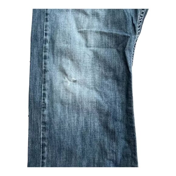 Levi's 514 Men's Size 34x30 Blue Jeans Straight Leg Regular Fit Dark Wash Denim - Picture 4 of 9